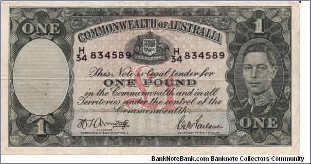 1 Pound P26b Banknote