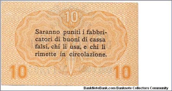 Banknote from Italy year 1918