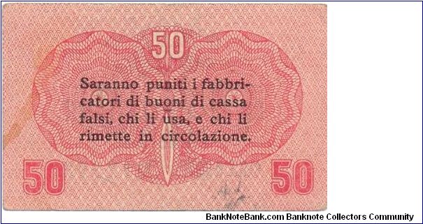 Banknote from Italy year 1918