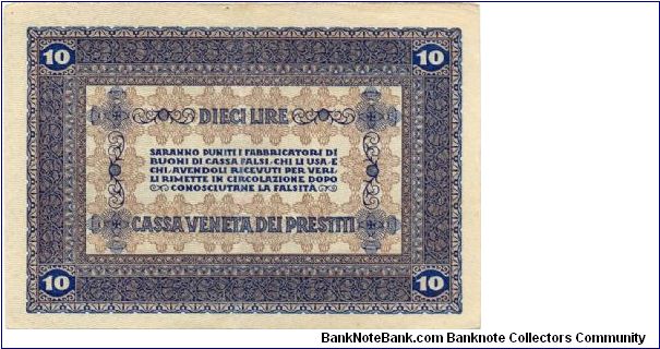 Banknote from Italy year 1918