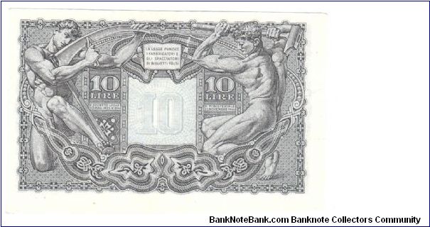 Banknote from Italy year 1944