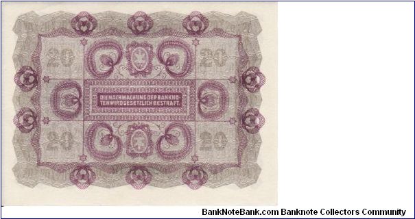 Banknote from Austria year 1922