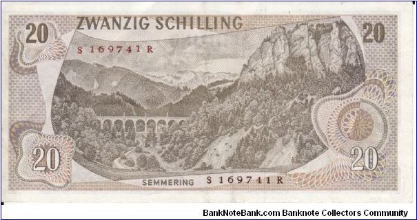 Banknote from Austria year 1967