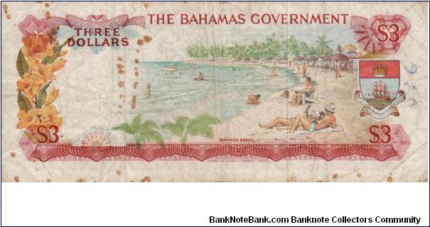 Banknote from Bahamas year 1965