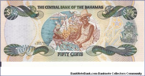 Banknote from Bahamas year 2001