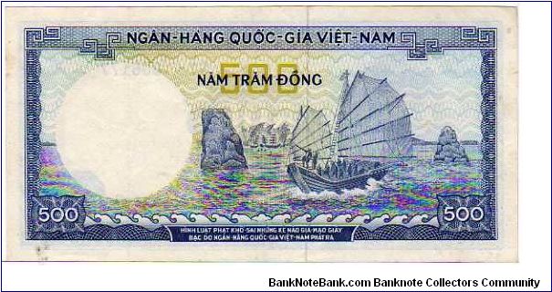 Banknote from Vietnam year 1966