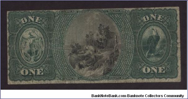 Banknote from USA year 1862