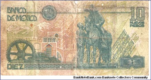 Banknote from Mexico year 1992