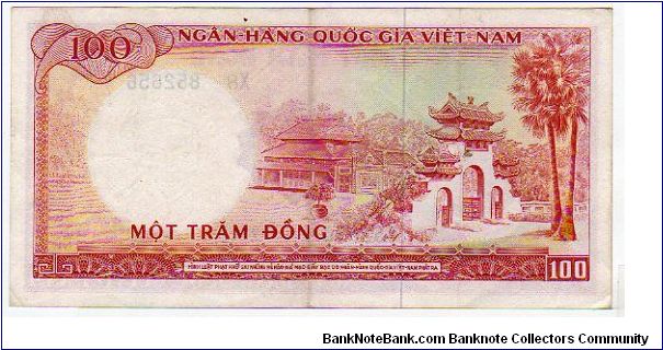 Banknote from Vietnam year 1966