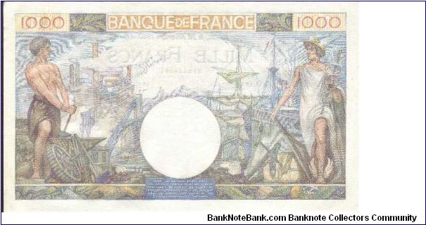 Banknote from France year 1940