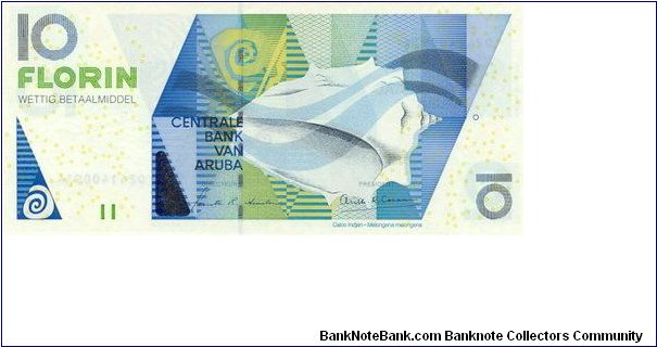 Conch on front Banknote