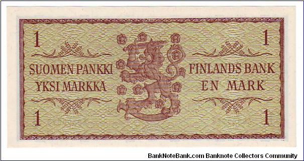 Banknote from Finland year 1963