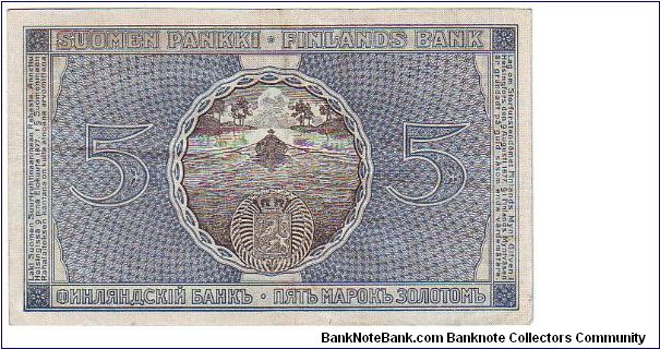 Banknote from Finland year 1909