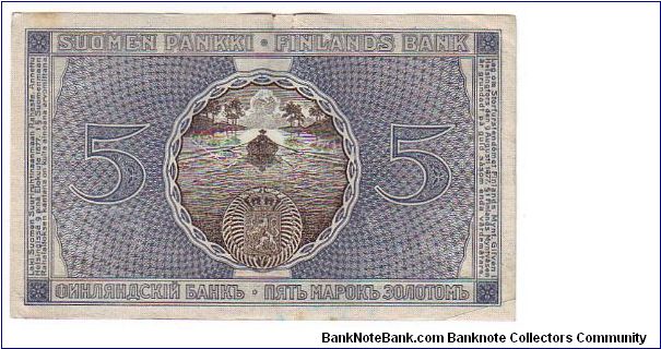 Banknote from Finland year 1909