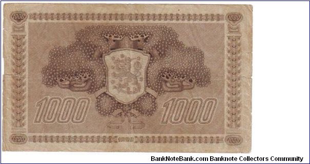 Banknote from Finland year 1922