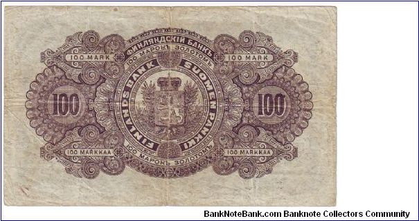 Banknote from Finland year 1898