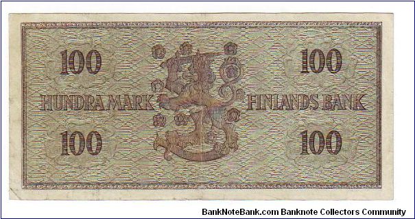 Banknote from Finland year 1955