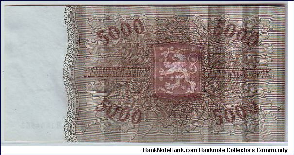 Banknote from Finland year 1955