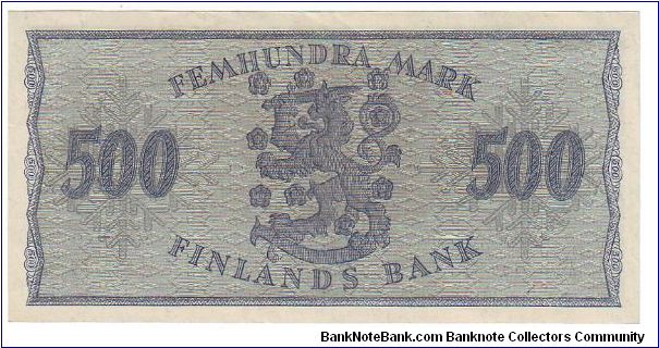 Banknote from Finland year 1955