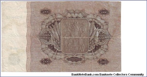 Banknote from Finland year 1945