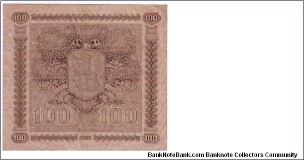 Banknote from Finland year 1922