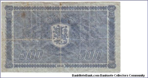 Banknote from Finland year 1945