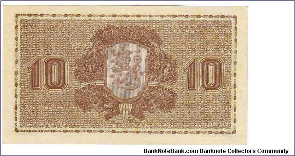 Banknote from Finland year 1939