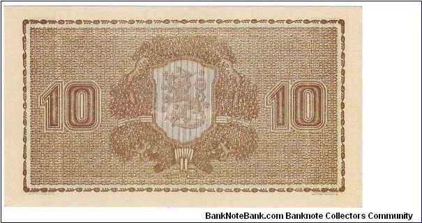 Banknote from Finland year 1939