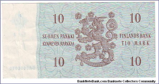 Banknote from Finland year 1963