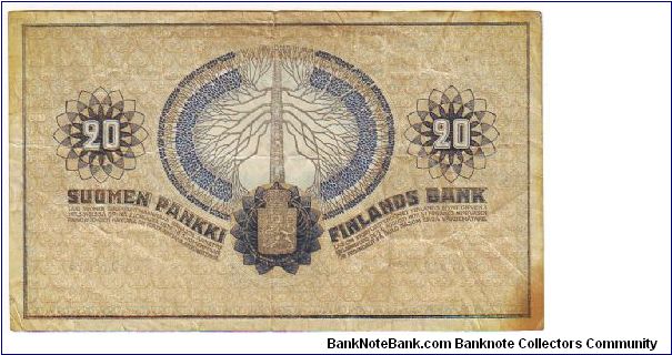 Banknote from Finland year 1918