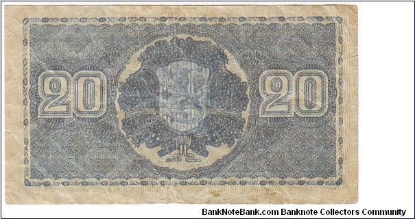 Banknote from Finland year 1945