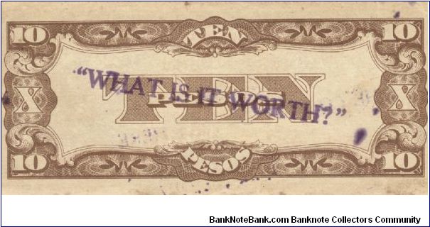 Banknote from Philippines year 1942