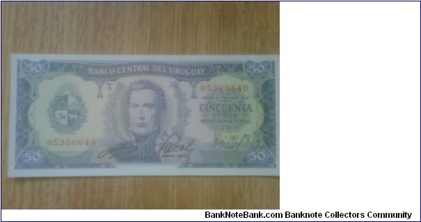 Uruguay 50 Pesos Banknote