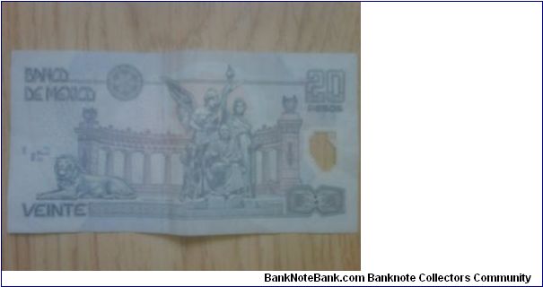 Banknote from Mexico year 2005