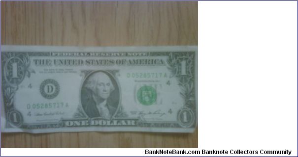 United States 1 Dollar Banknote