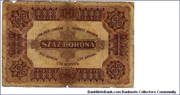 Banknote from Hungary year 1920