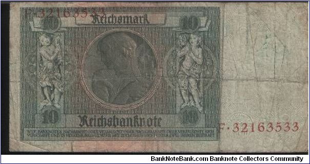 Banknote from Germany year 1929