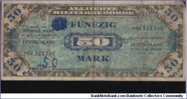 50 funfzig mark Banknote