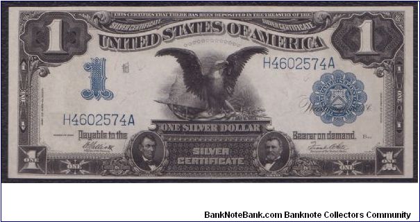 1899 $1 SILVER CERTIFICATE

**MULE**

**BLACK EAGLE**

**PCGS 58**

FR#235 Banknote