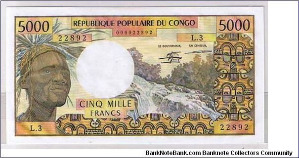 CONGO 5000 FR 1978 Banknote