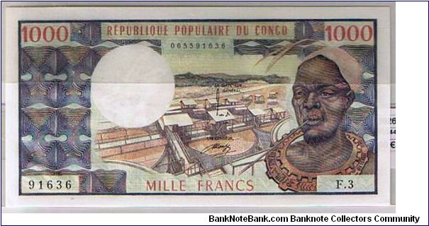 CONGO 1000FR Banknote