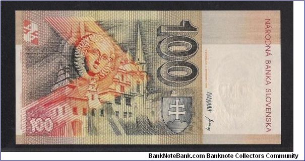 Banknote from Slovakia year 2000