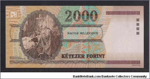 Banknote from Hungary year 2000