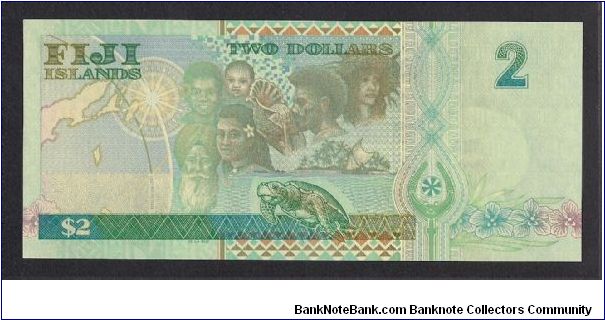 Banknote from Fiji year 2000