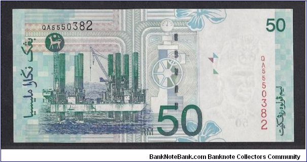 Banknote from Malaysia year 2001