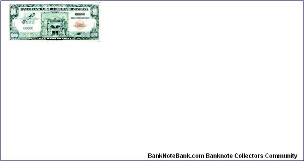 Banknote from Dominican Republic year 1947