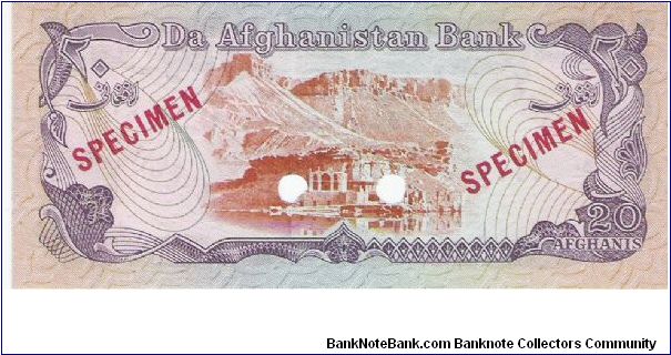 Banknote from Afghanistan year 1978