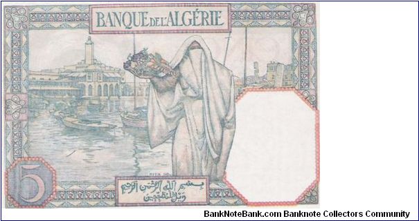 Banknote from Tunisia year 1941