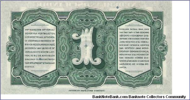 Banknote from Indonesia year 1943