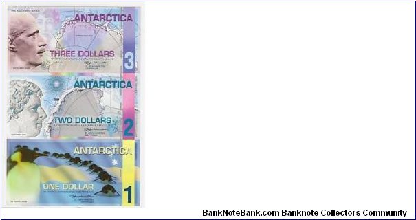 Antartica 

A set of 3 with match number 8706 . Banknote